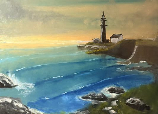 Summer Lighthouse Print