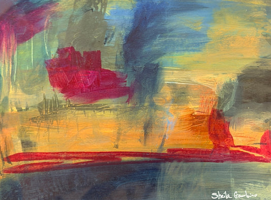 Abstract Maritime Print